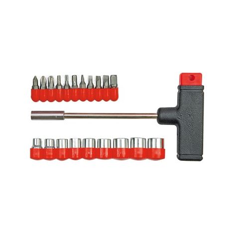 Schraubendrehersatz Vorel 65100 T-Griff 21 Teile
