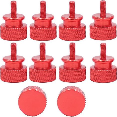 Lot de 10 vis à tête ronde moletée UNC6 32 M3 5 pour support (1/5)