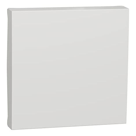 Unica - enjoliveur interrupteur ou bouton-poussoir - 2 mod - Blanc (NU920018) (1/4)