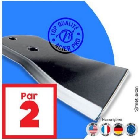 Lame tondeuse pour Stiga Villa 102M. N° 1134-3764-01. Coupe 12 cm (1/3)