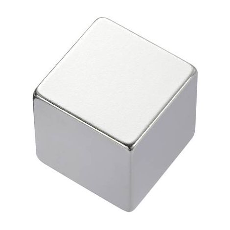 TRU COMPONENTS 1572121 AIMANT PERMANENT CUBIQUE N35 1.24 T TEMPÉRATURE LIMITE (MAX.): 80 °C
