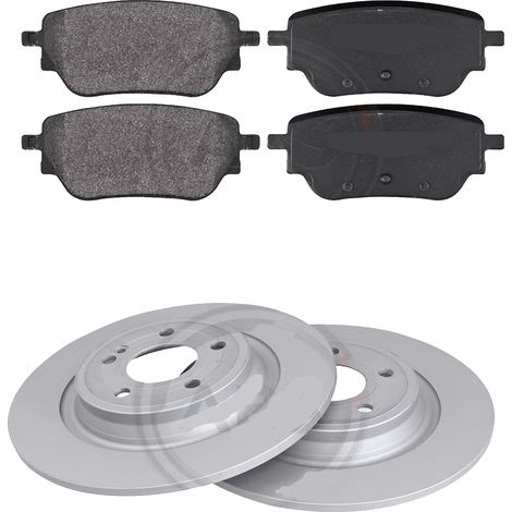 KIT FRENI POSTERIORI compatibile con MERCEDES-BENZ GLB (X247) - DISCHI + PASTIGLIE OEM: P 50 148 , P 50 151 / 10065 V , 10066 V /SOSTITUZIONE DIRETTA/BASSA POLVERE/SILENZIOSO