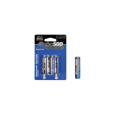 PILA MINISTILO AAA CARICA500- - 1,2v 800 mAh blister da 4 pezzi - 10 pezzi BEGHELLI