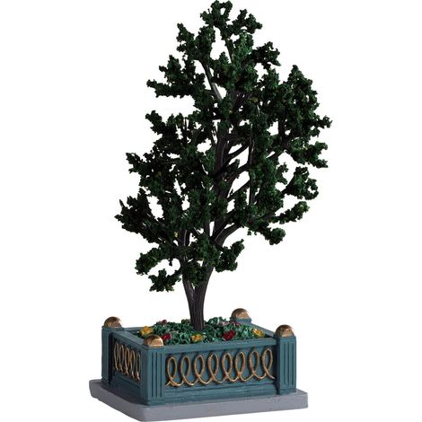 Albero del Villaggio, accessorio villaggio di Natale in Poliresina
