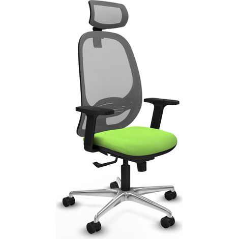 Silla de oficina piqueras y crespo Cilanco gris pistacho cómoda (1/2)