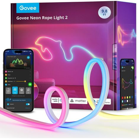 Govee Neon Rope Light 2 LED RGBIC 3 Meter