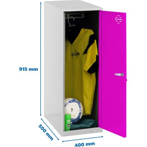Simonrack Simonlocker Dism Metallschrank Grau Rosa 915x400x500 mm
