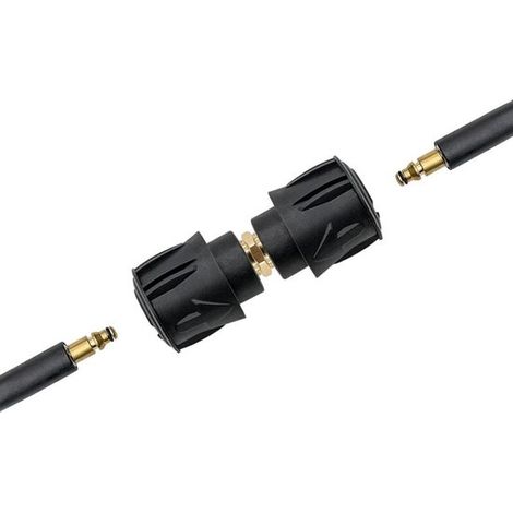 Raccord rapide haute pression M22 14 mm femelle, adaptateur tuyau/pistolet compatible uniquement tuyau Kärcher (1/5)