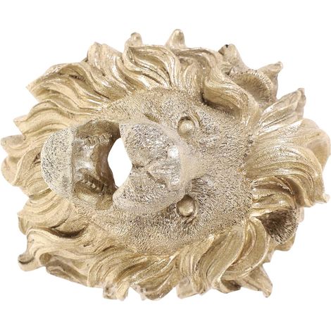 Tête de Fontaine Murale Lionceau en Résine Solide pour Bassin de Jardin, Buse Décorative Jet d'eau pour Fontaine Extérieure de Cour, Remplacement Pratique et Installation Simple (1/5)
