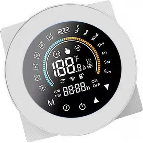 Termostato inteligente WiFi eWelink HC-020 para calderas: control digital de temperatura con gran pantalla LCD y compatibilidad con asistente de voz. (1/5)