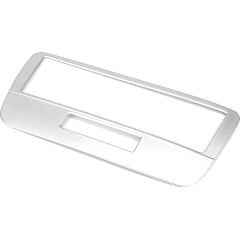 Garniture de panneau de console centrale chromée pour intérieur de voiture, compatible Mercedes Benz GLK 13-15, finition chrome, kit de couverture. (1/3)