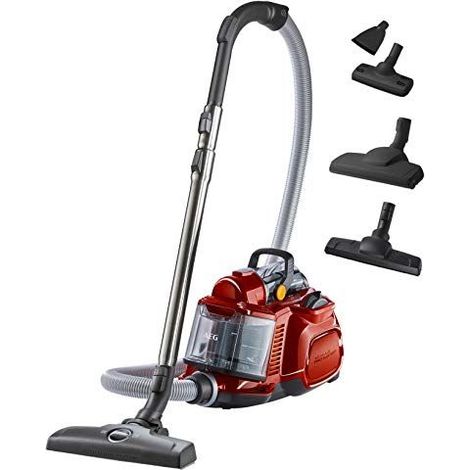 Aspirateur traineau sans sac AEG LX7-2-CR-A - Rouge - Nettoyage Sec - Capacité 2 Litres