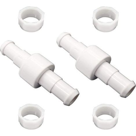 Raccord Tournant - Roulement À Billes Pour Tuyau De Piscine - Compatible Polaris 280 380 180 - D20 D15 - Lot De 6 Pièces (1/5)