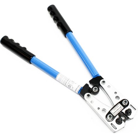Pinza per crimpare utensile per crimpare 6-50 mm² capocorda impugnature antiscivolo 160000644