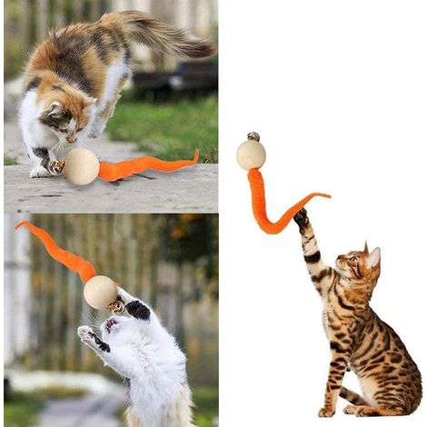 Katzenspielzeug [Kätzchenspielzeug] + [Glöckchenspielzeug] + [Glöckchenball] + [Mehrfarbig] (1/5)
