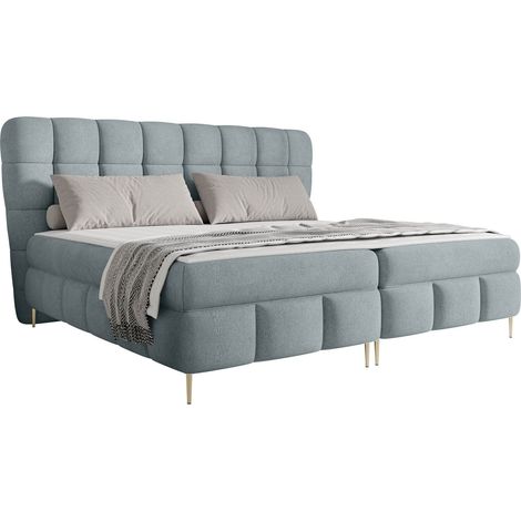 Cama continental Musica, Freya 210.30, Continental, Doble, 180x200, Tapiz, Somieres, 204x208x122cm (1/5)