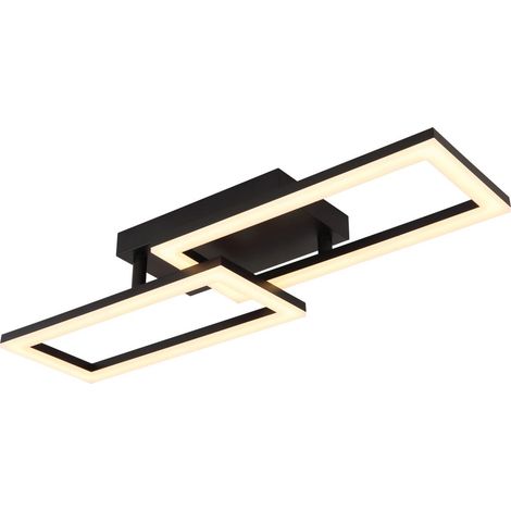 Globo - plafón - SAPENA - negro - metal - LED - 67328-20O