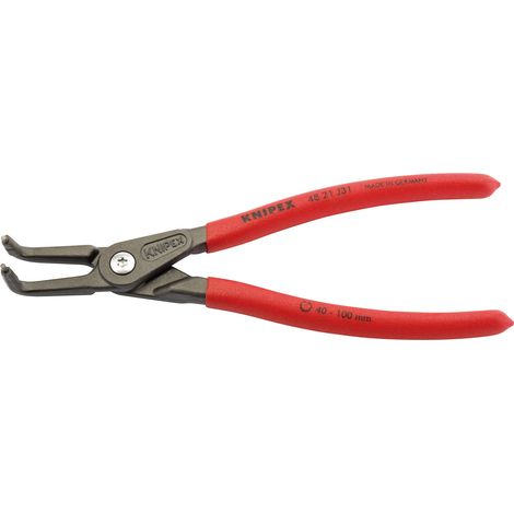 Knipex 48 21 J31 210mm 90° Internal Straight Tip Circlip Pliers with 40-100mm Capacity (Model 75086) (1/5)