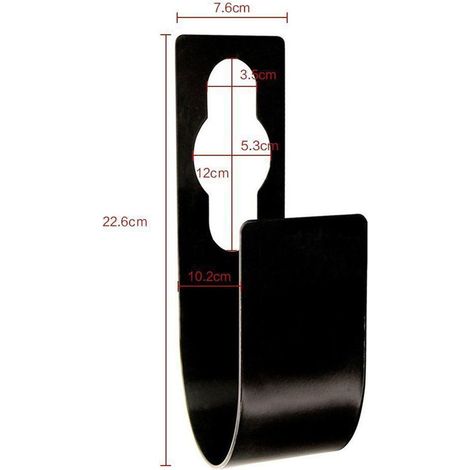 Porte-Raccord Raccord à Raccord Murale en Acier Inoxydable pour Raccord de Jardin - Serpentin 25ft-100ft (7.5m-30m) avec Charge 10KG (1/5)