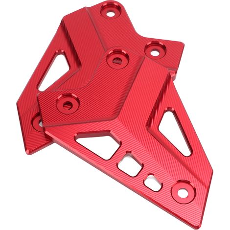 Motorrad-Fußrastenschutz hinten, Fersenschutz, Aluminium, Ersatzteil für Z900 2017–2021, rot (1/5)