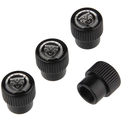 (Noir) Bouchon de pneu de voiture adapté pour XE XJL CT7 CT5 CS10 XEL XFL XJS XJ6 XK XK XF X Type F-PACE E-PACE I-PACE F-TYPE XJ Xe S-Type XK8 XKR-S (1/5)