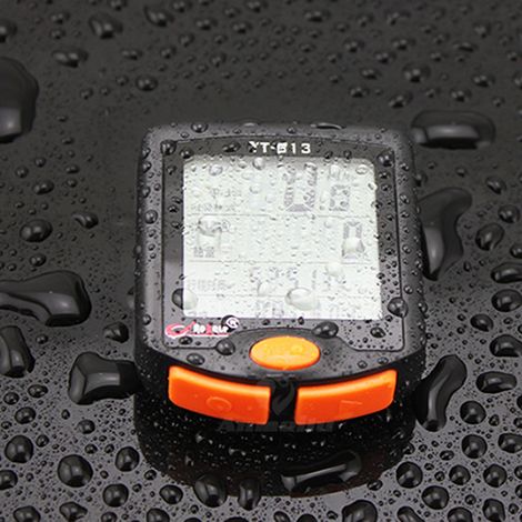 Fahrradcomputer 813 mit hintergrundbeleuchtetem Display und Sensor für Outdoor-Radtouren, kabellos. (1/5)