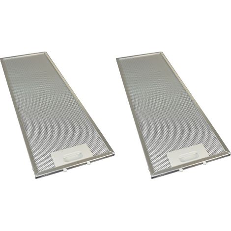 2 x Universal Cooker Hood Metal Grease Filter 177mm x 533mm