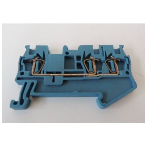 Bloc de Jonction bleu Simple pour fil souple 1.5mm² à Ressort pour Rail DIN ST 1,5-Twin BU PHOENIX CONTACT 3031131