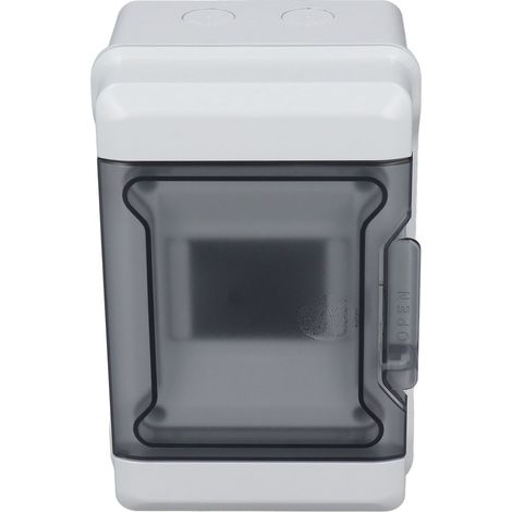 GEYA IP65 Wasserdichter Verteilerkasten mit 4 Modulen und Leitungsschutzschalter für die Wandmontage im Innen- und Außenbereich (1/5)