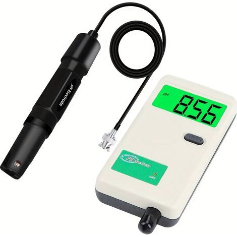 Testeur Numérique de pH pour Eau - Stylo Électrode 0-14 pH pour Eau Potable, Aquariums et Piscines, Analyse Professionnelle (Piles Non Incluses) (1/5)