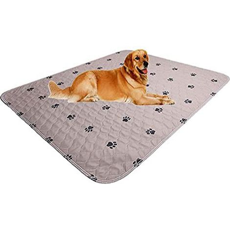 Tapis d'apprentissage réutilisables pour chiens + gants de toilettage - Imperméables et ultra-absorbants - 99 cm L x 69 cm l (1/4)