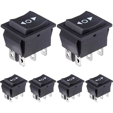 6-teiliger Kippschalter, 3-Positionen-Taster, 6-poliger DPDT-Stecker, 16 A, 250 V AC, für Fahrzeuge und Boote (1/5)