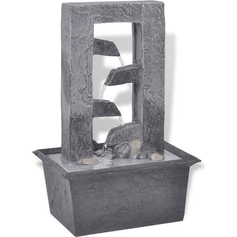 Maison Exclusive - Fontana da Interno con LED in Poliresina