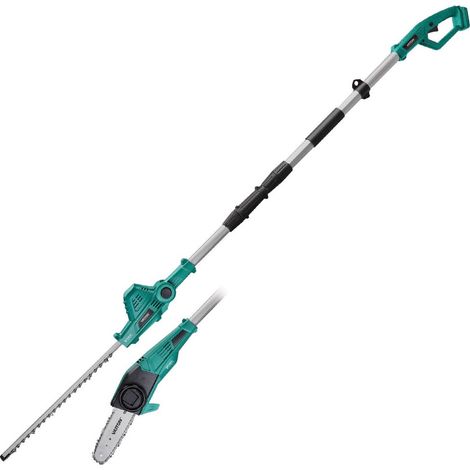 Cortasetos y motosierra a batería con pértiga Vatton 20V (1/4)