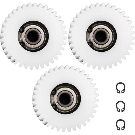Engrenages planétaires 3 pièces 47,5 x 13,5 mm, 36 dents obliques, engrenages hélicoïdaux avec roulements 608z de 8 mm, moyeux de roue pour vélo électrique (1/5)
