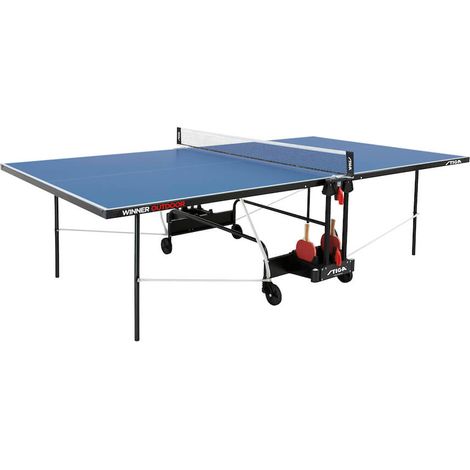 Tavolo da Pin Pong con Piano Blu per Esterno Stiga Winner Outdoor