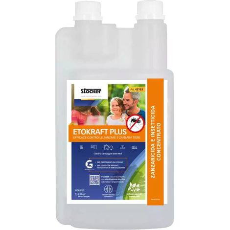 repellente antizanzare stocker "etokraft plus" 1 lt
