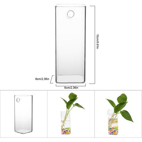 Hängende Pflanzen, Blumen, Glasvase, Wand-Hydroponik-Aquarium-Behälter, Heimdeko 5 (1/5)