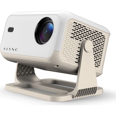 Proyector inteligente Kiano Chill FHD, 4K, Android, Airplay, Miracast, Eshare, Bluetooth, correcci贸n trapezoidal, 250-350 l煤menes ANSI
