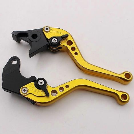Convient pour la moto Suzuki 250 V-Strom modifiée, freins réglables, accessoires de guidon, guidon en alliage d'aluminium (Golden 2) (1/5)