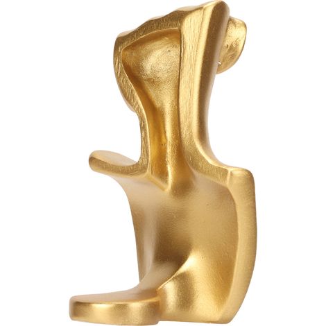 Socle de résine doré pour colliers et pendentifs, support de présentation pour bijouterie et vitrine. (1/5)