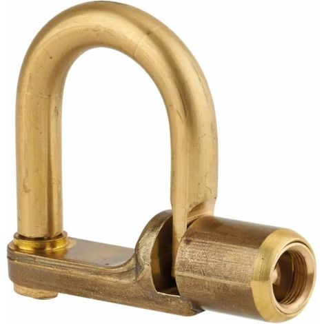 Cadenas d'artillerie 329c – Anse laiton triangle 5mm – Condamnation triangle pour accès pompiers – Sécurité optimale (1/2)