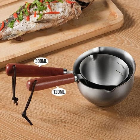 Poêle Inox Antiadhésif 100g Compatible Induction Poignée Fixe Trou de Suspension (1/5)