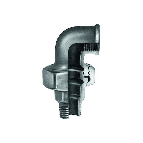 Coude union mâle femelle joint conique 98 noir - 3/4'' - SFERACO