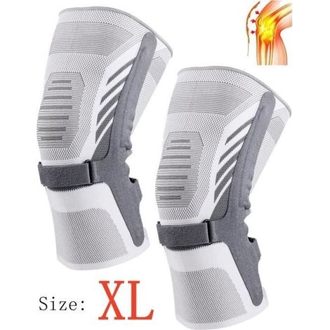 Kompressions-Kniebandage, Kniearthrose-Unterstützung, Knieschutz, verstellbare Sport-Kniebandage, bei Kniescheiben- und Bänderschmerzen (XL) (1/4)