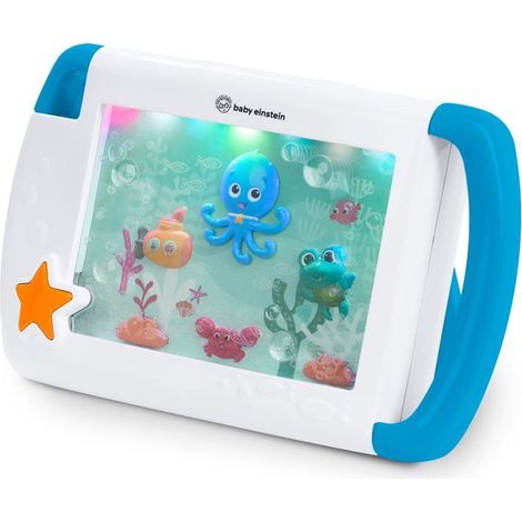 BABY EINSTEIN - Tragbare Nachtlampe Sea Dream, Tragbares Baby-Aquarium, Musikalische und Leuchtende Nachtlampe für Babys, Kinderwagenbefestigung