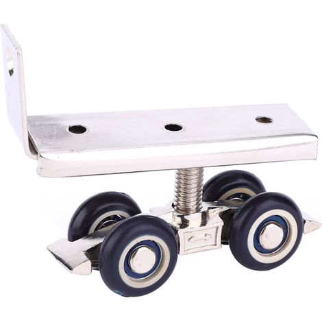 Roulettes pour portes coulissantes, roulettes pour portes en verre et en bois, rails de glissement silencieux, roulettes pour portes coulissantes de balcon (1/5)