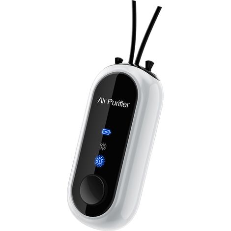 Wiederaufladbarer, tragbarer persönlicher Luftreiniger mit Negativ-Ionen-Generator und Luftfilter Büroangestellter (1/4)
