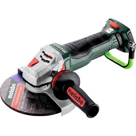 Meuleuse d&39angle sans fil Metabo WPBA 18 LTX BL 15-180 Quick DS (601746840) avec freinÉcrou de serrage rapide, batterie pivotante, interrupteur homme-mortX 165 L (1/2)