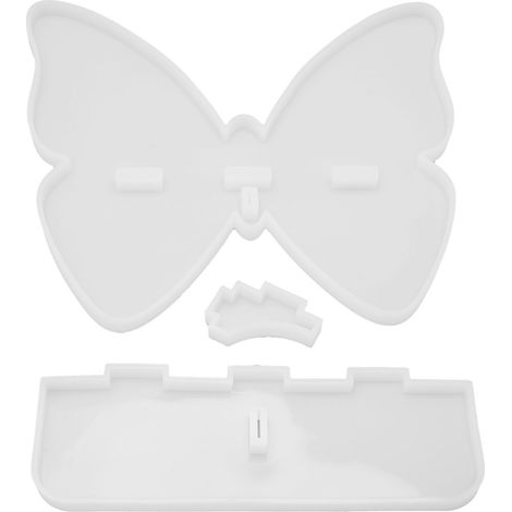 3 moules en silicone pour bricolage, résine époxy cristal, support mural papillons, moule pour étagère, moule en silicone pour aromathérapie (1/5)
